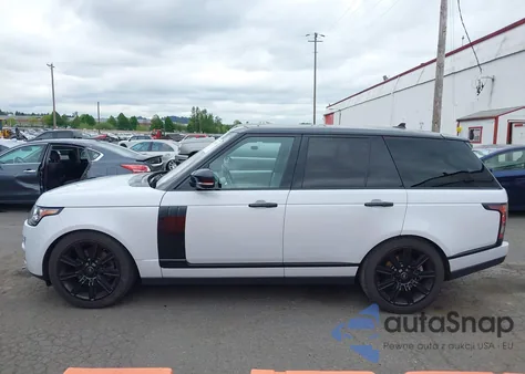2016 Land Rover Range Rover 3.0L V6 Turbocharged Diesel Hse Td6 z USA, uszkodzony, nr VIN SALGS2KF9GA258617